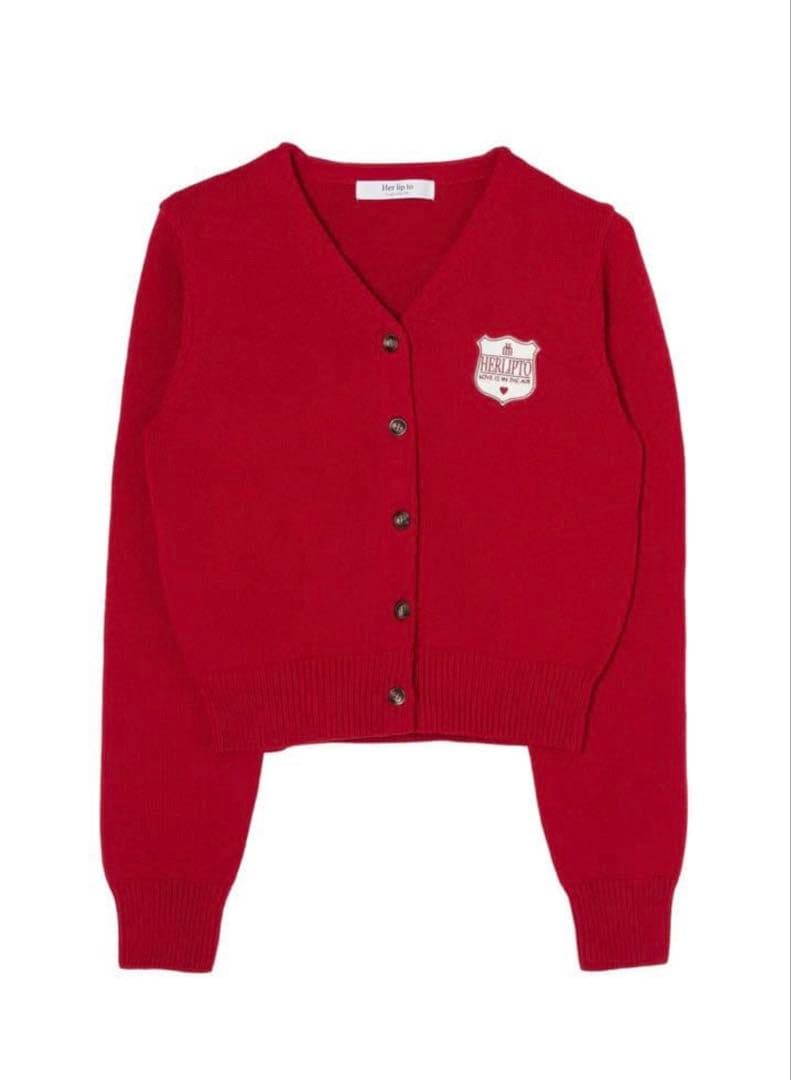 Herlipto Be Mine Emblem Knit Cardigan♡