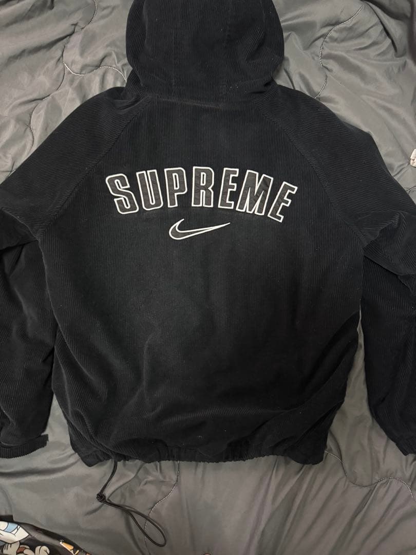 Nike✖️ Supreme フード付きジャケット xl黒