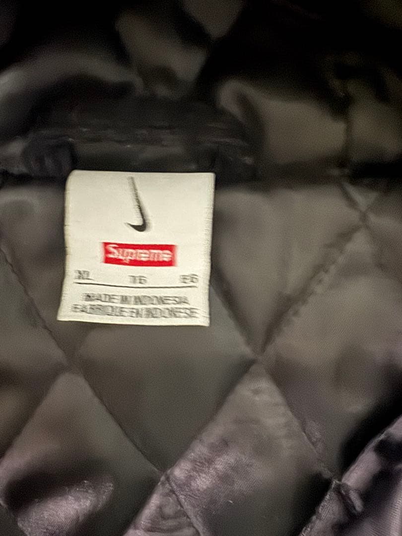 Nike✖️ Supreme フード付きジャケット xl黒