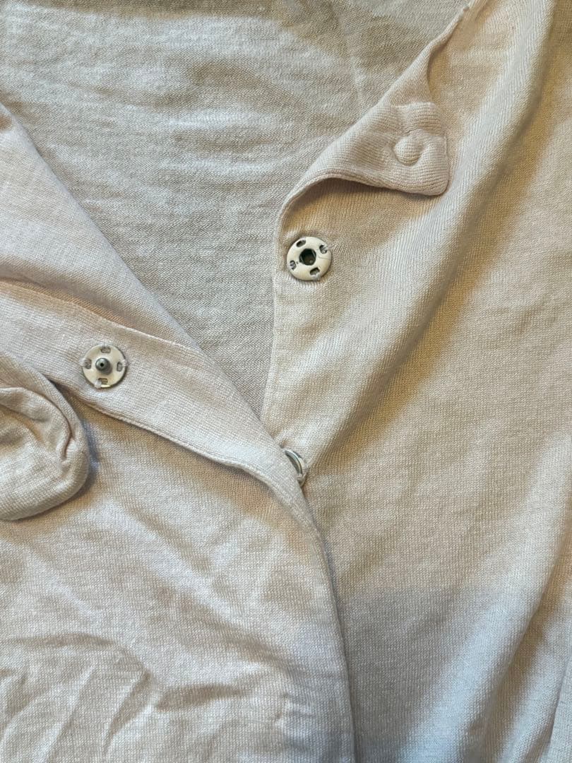 miu miu ベージュ ニットカーディガン