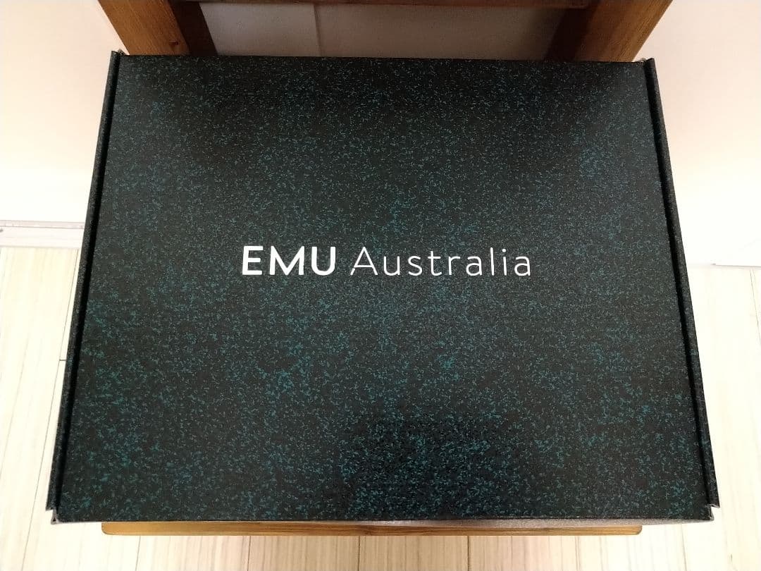 EMU　ショートレインブーツ　サイズ9　ブラック