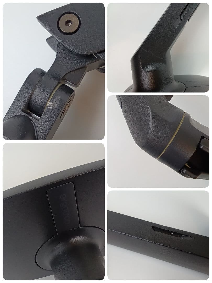 ergotron エルゴトロン MXV デスクモニターアーム マットブラック