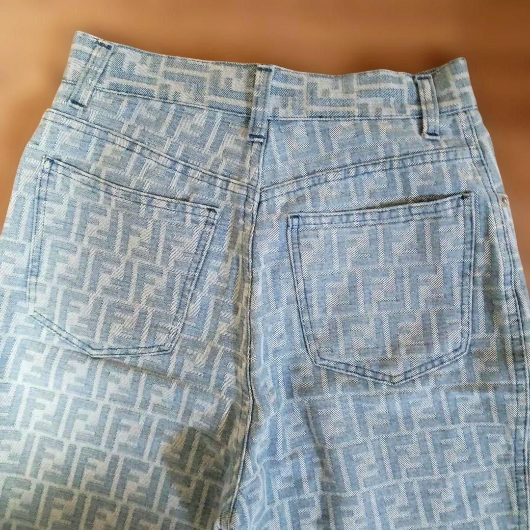 FENDI フェンディ デニム パンツ 　ズッカ柄　パンツ