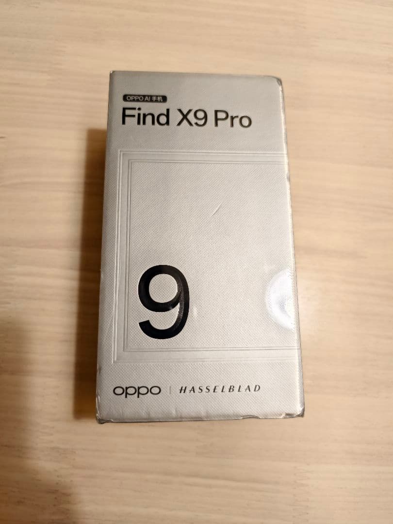 【新品未開封】oppo find x9 pro 12/256 SIMフリー