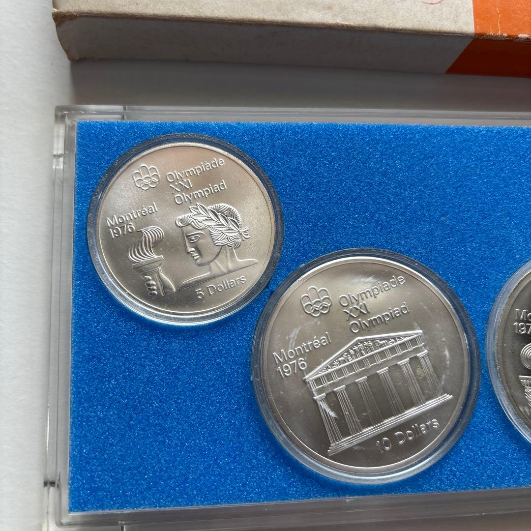 ら*ち様 モントリオールオリンピック記念銀貨セット