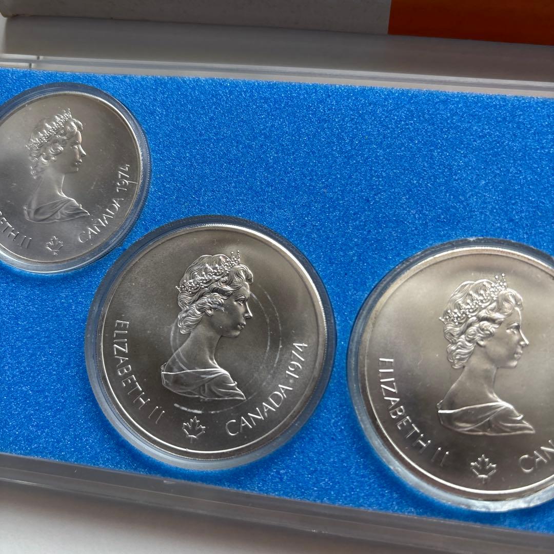 ら*ち様 モントリオールオリンピック記念銀貨セット