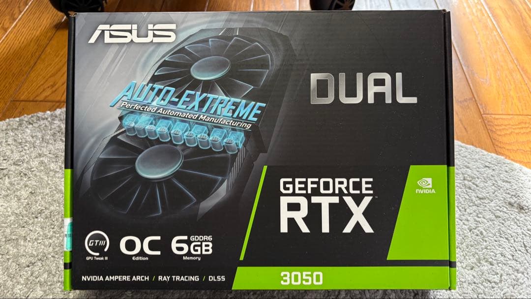 グラフィックボード・グラボ・ビデオカード ASUS GeForce RTX 3050 6GB OC
