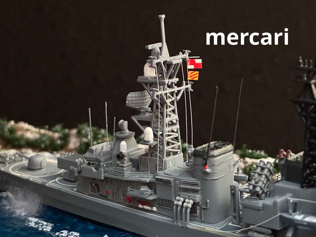 1／700 海上自衛隊練習艦あさぎり型 TV-3516 洋上ジオラマ仕上