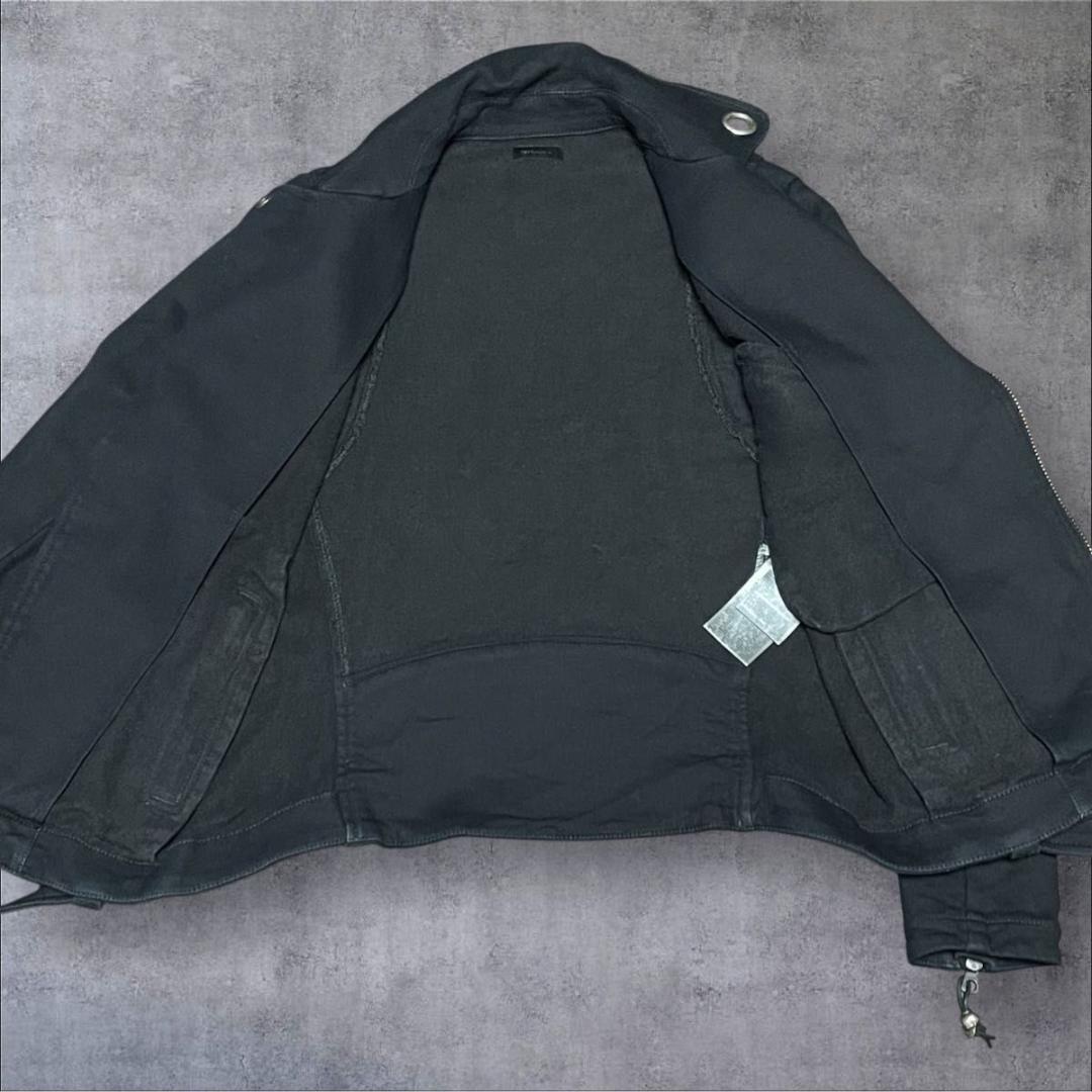 DIESEL COTTON RIDER'S JACKET Sサイズ 黒 y2k