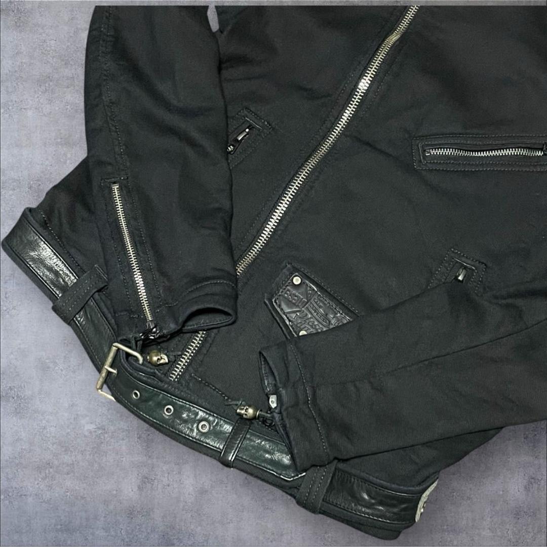 DIESEL COTTON RIDER'S JACKET Sサイズ 黒 y2k