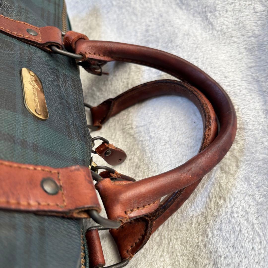 ✨️美品 ポロラルフローレン ボストンバッグ 2WAY PVCレザー グリーン