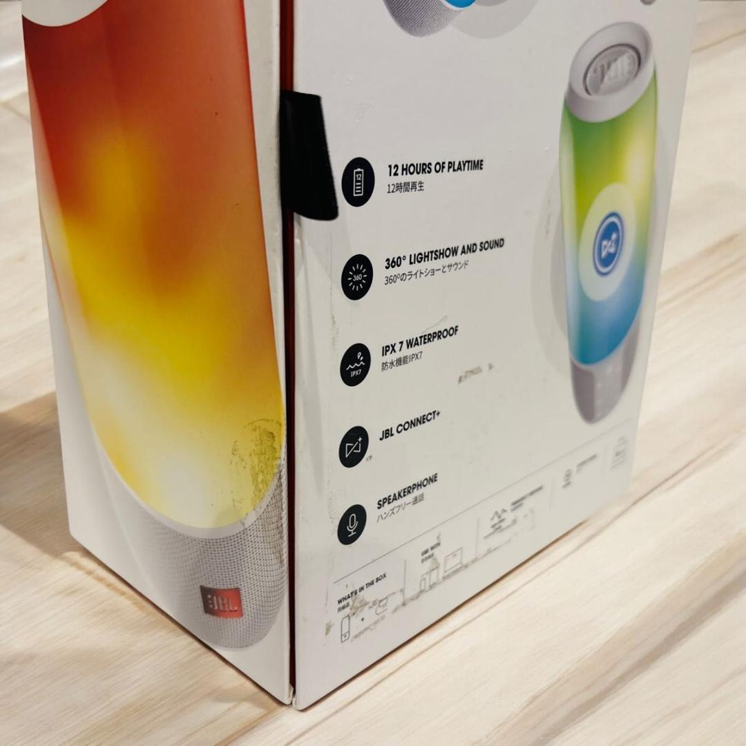 【美品】JBL PULSE3 ワイヤレススピーカー　人気カラーホワイト
