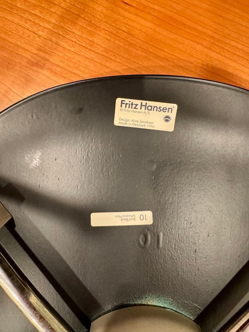 【正規品】フリッツハンセン アントチェア ブラック 4本脚（1/4）