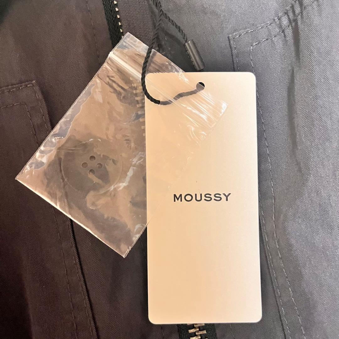 yu_　moussy REVERSIBLE ジャケット　ブラック　ロング丈