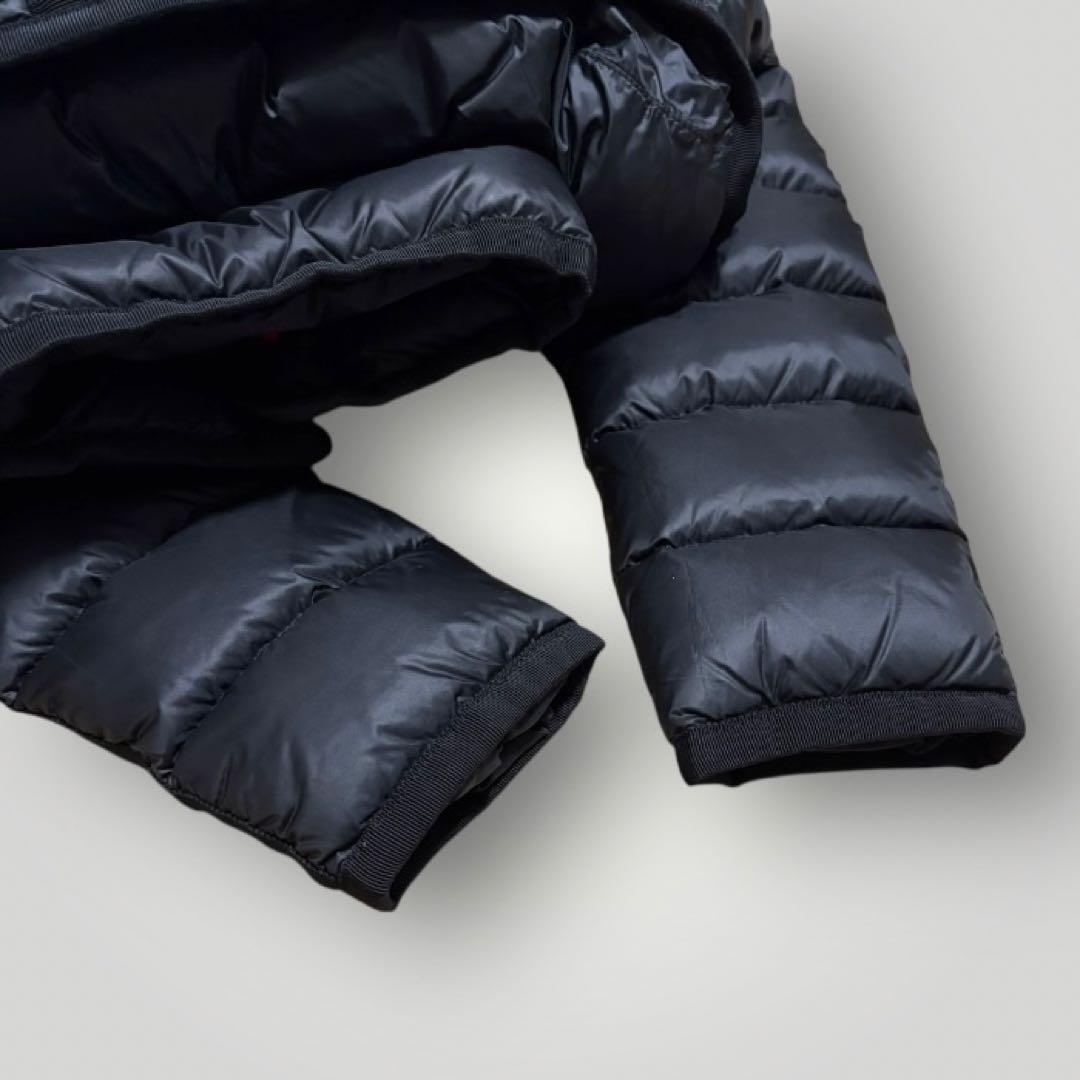 美品　MONCLER HERMINE ダウンコート　ブラック　黒　0