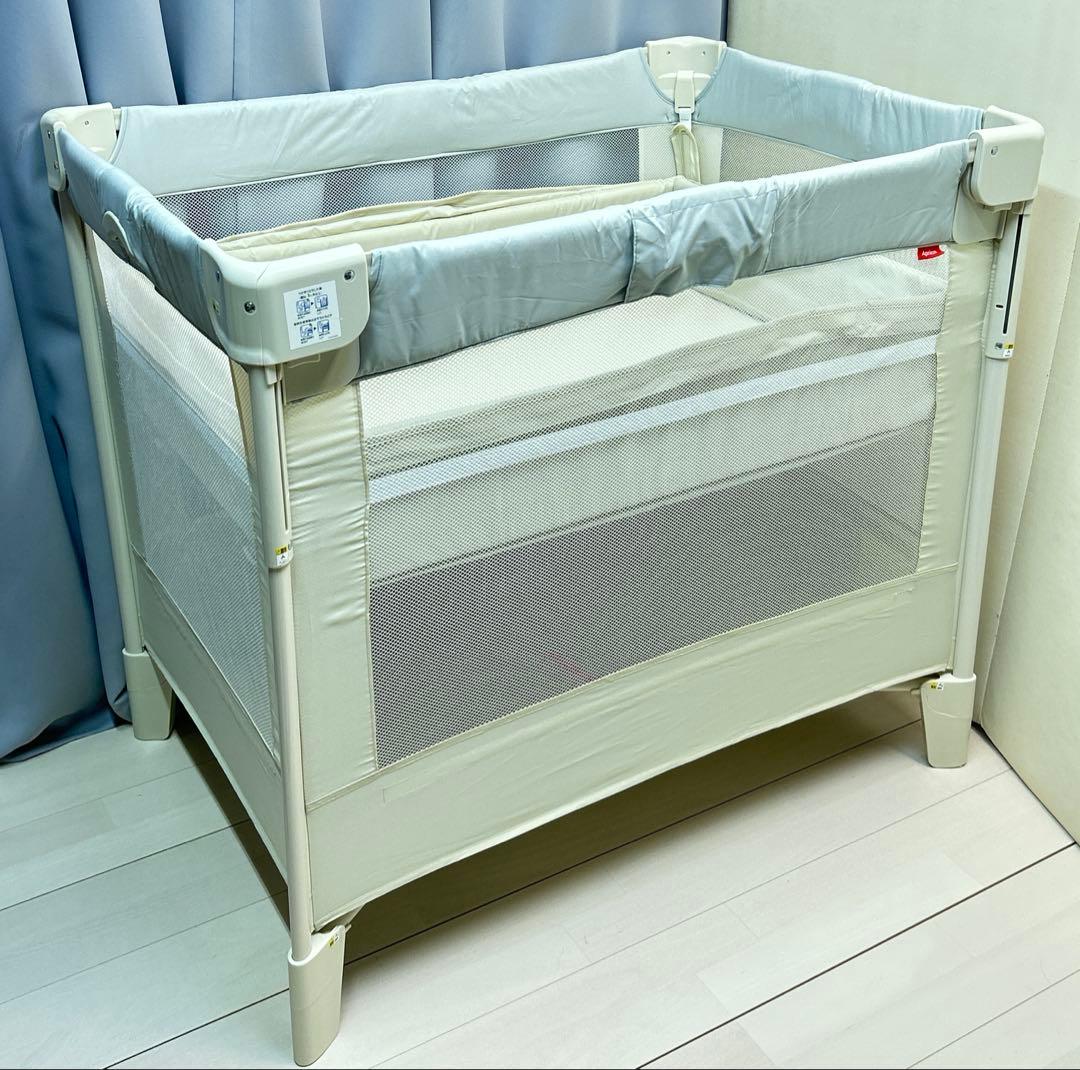 アップリカ　ココネルエアー AB　折りたたみベビーベッド 01