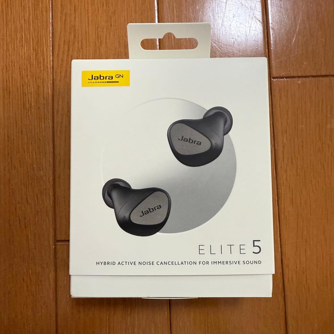 Jabra Elite 5 ワイヤレスイヤホン　包装箱・付属品・説明書一式付き