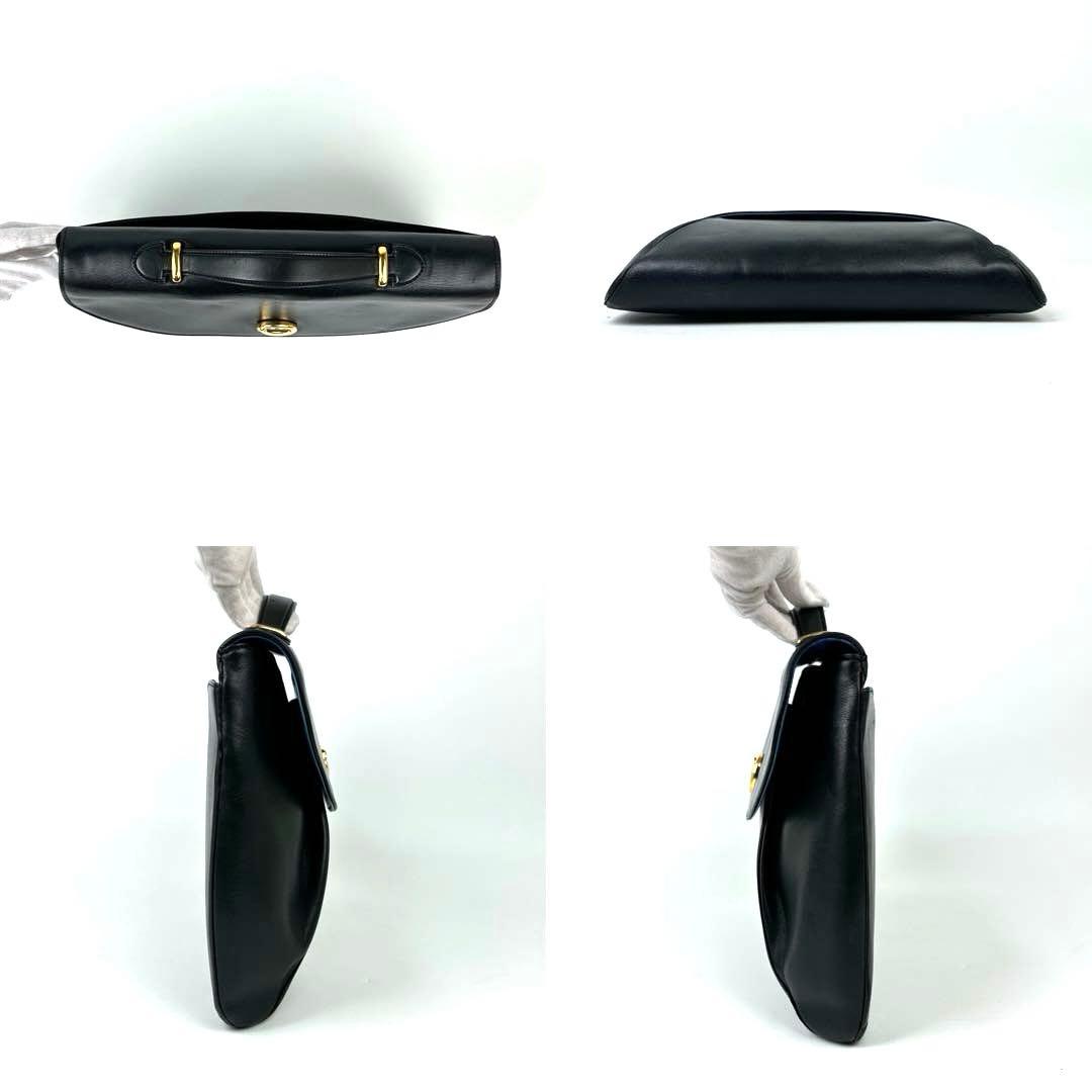 美品 カルティエ パンテール ビジネスバッグ ゴールド金具 フォーマル レザー