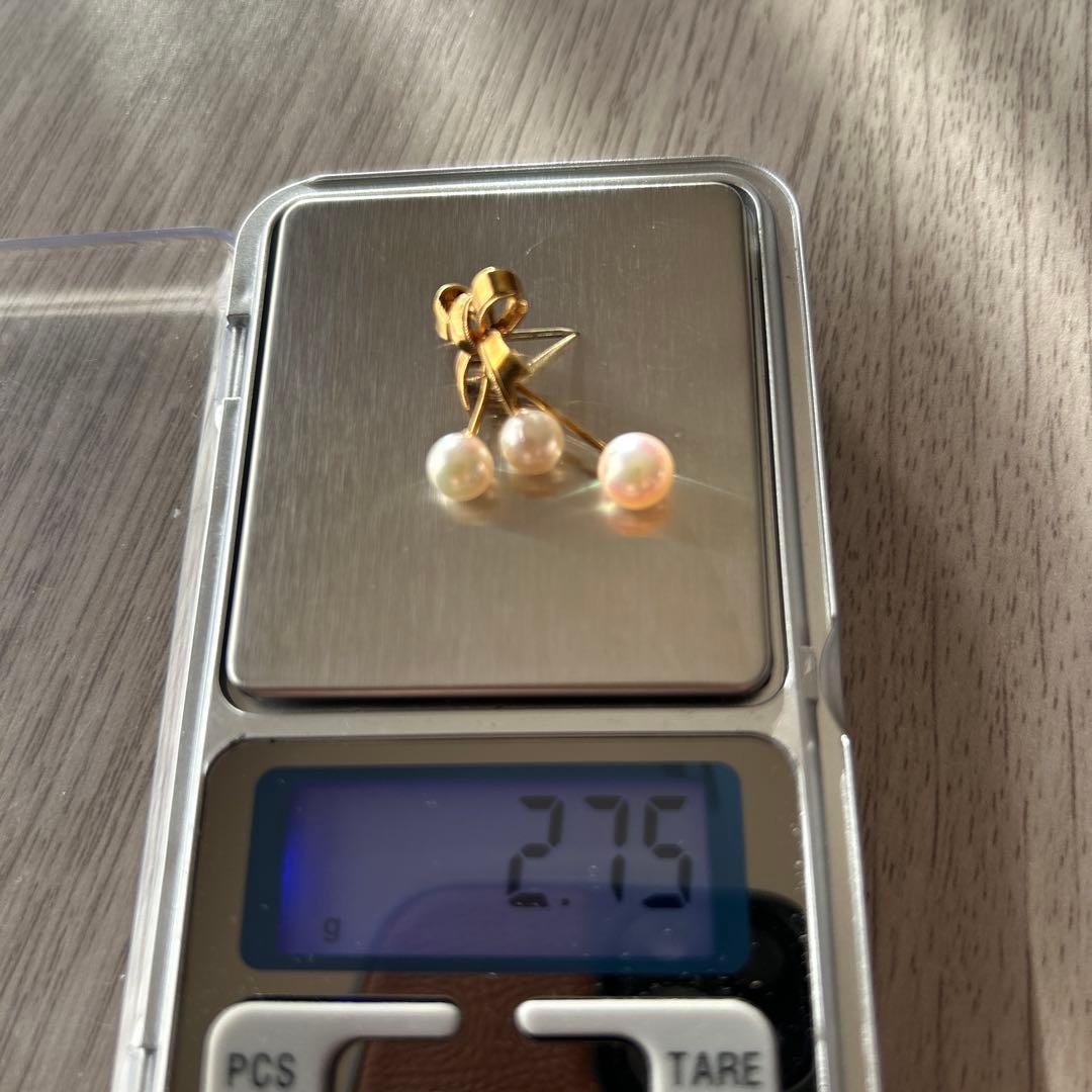 【真由美】※他の方は購入しないでください！　18金リボンブローチ