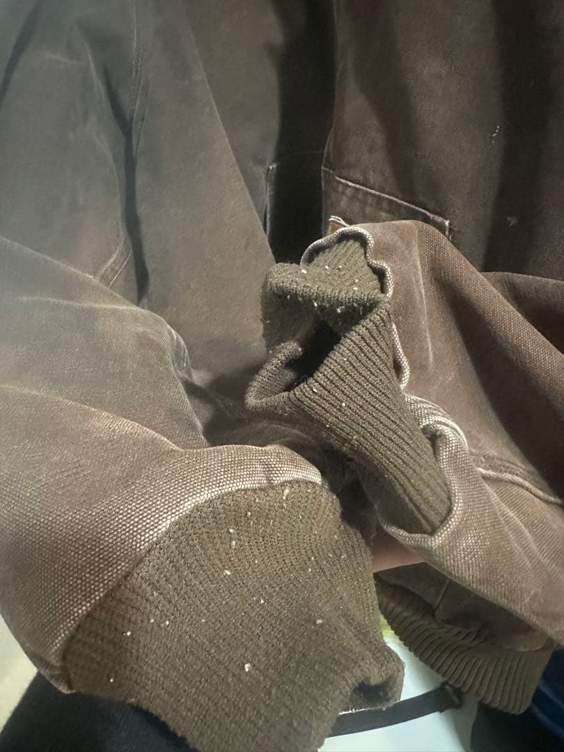 90s.Carhartt フード付きアクティブジャケット XL ブラウン