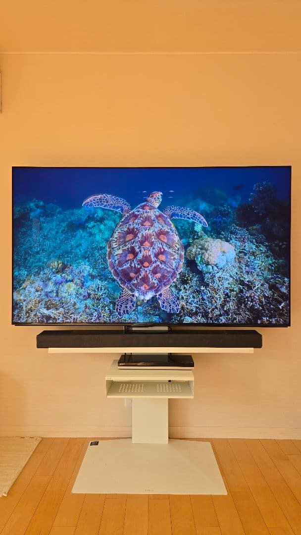 保証付 SONY XRJ-75X95J 75型4K液晶WALL TVスタンド