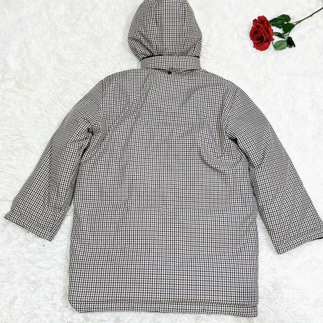 未使用級美品✨　アクアスキュータム　ダウンジャケット　リバーシブル　チェック柄