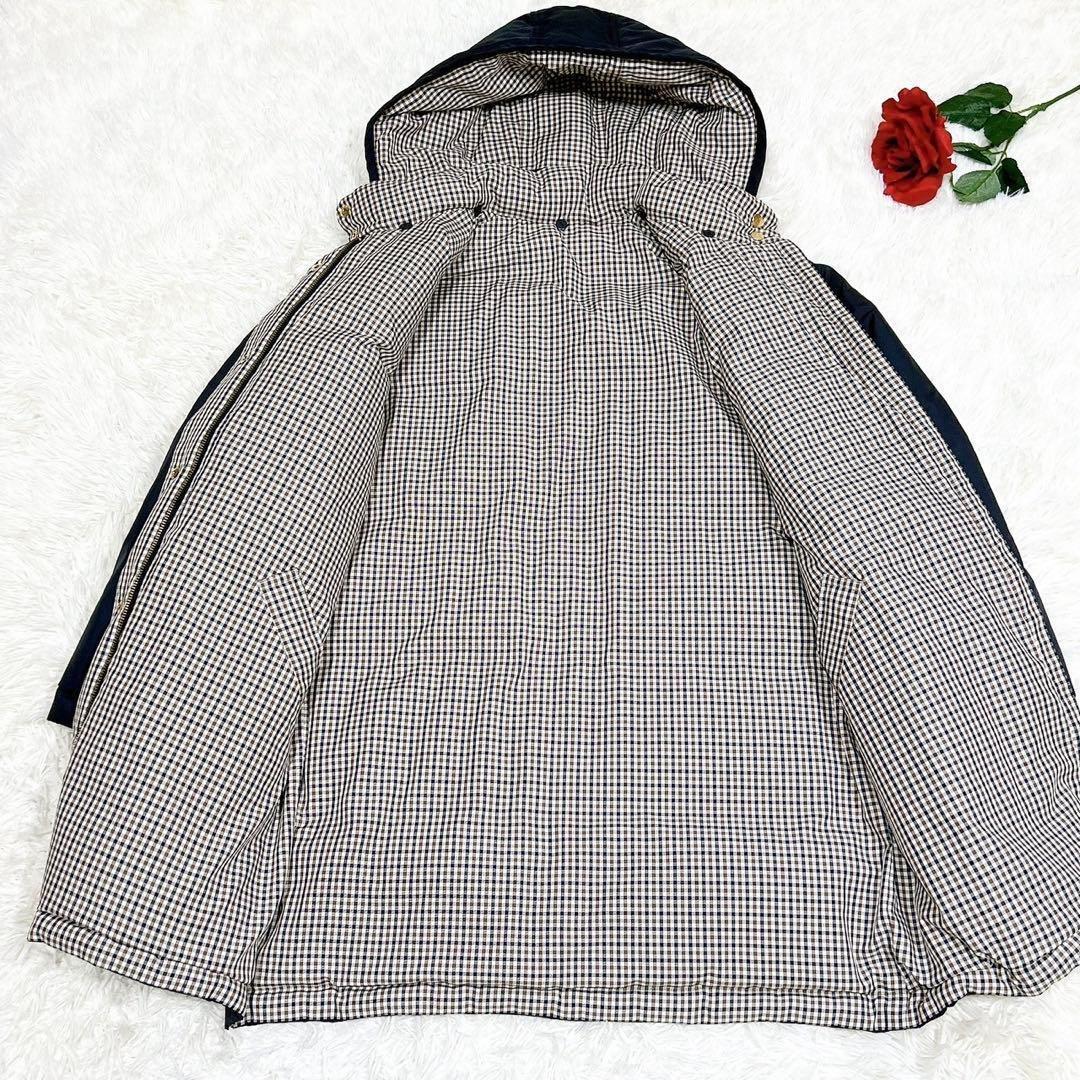 未使用級美品✨　アクアスキュータム　ダウンジャケット　リバーシブル　チェック柄
