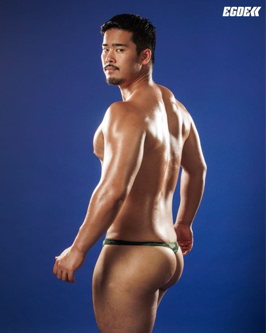 EGDE エッジ　VERTICAL CAMO Tバック 迷彩　カモフラ　サイズM