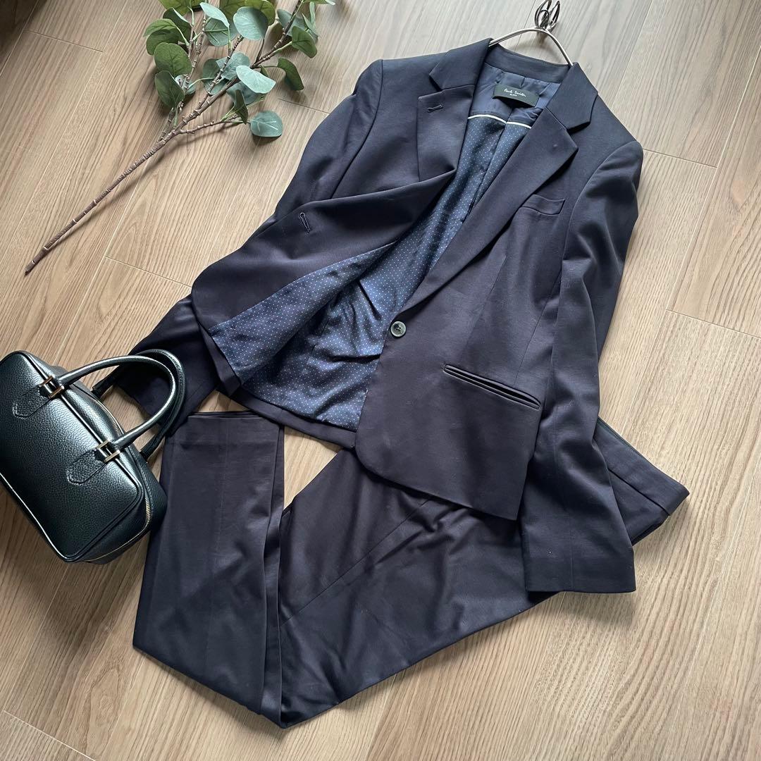 Paul Smith BLACK パンツスーツ　コットンストレッチ　1B 42