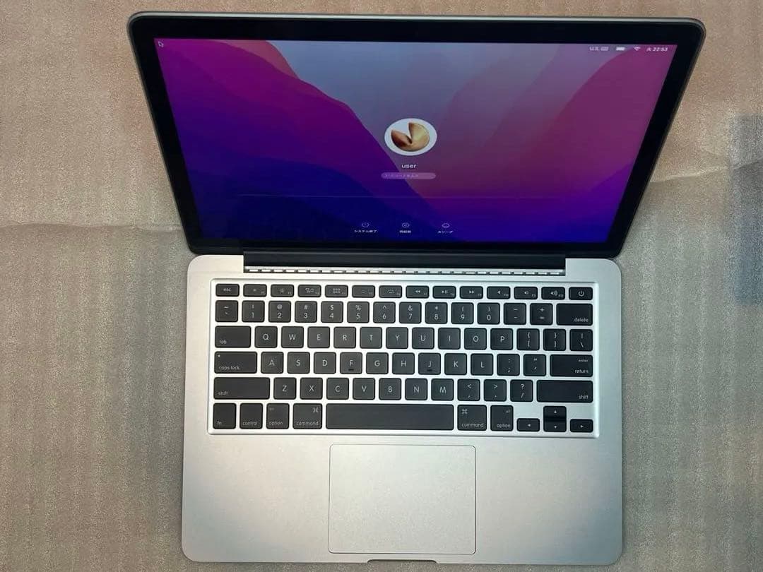 2022年OS MacBook pro
