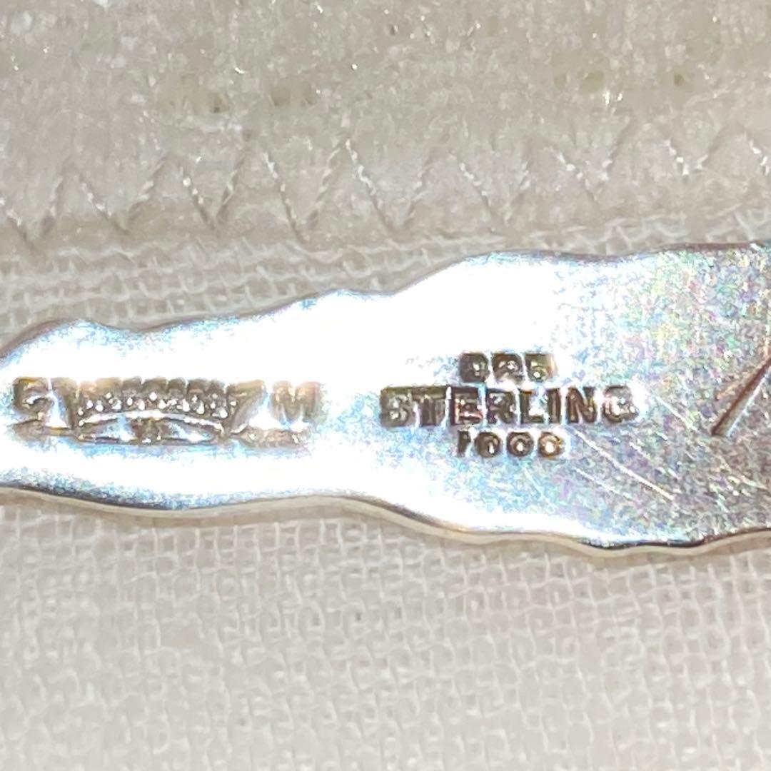 84 スターリングシルバーフローラルデザインのスプーン