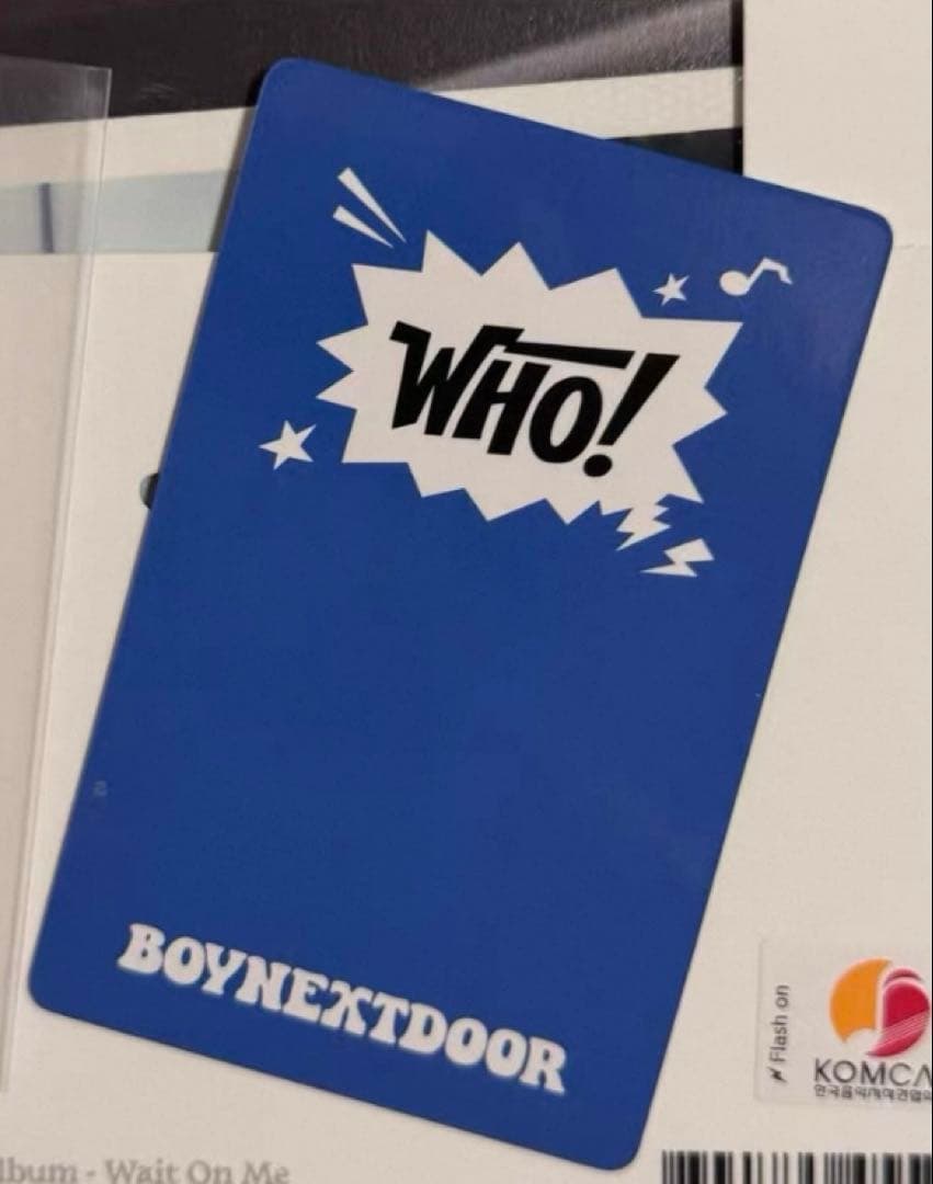 BOYNEXTDOOR テサン　WHO yizhiyu 特典　トレカ