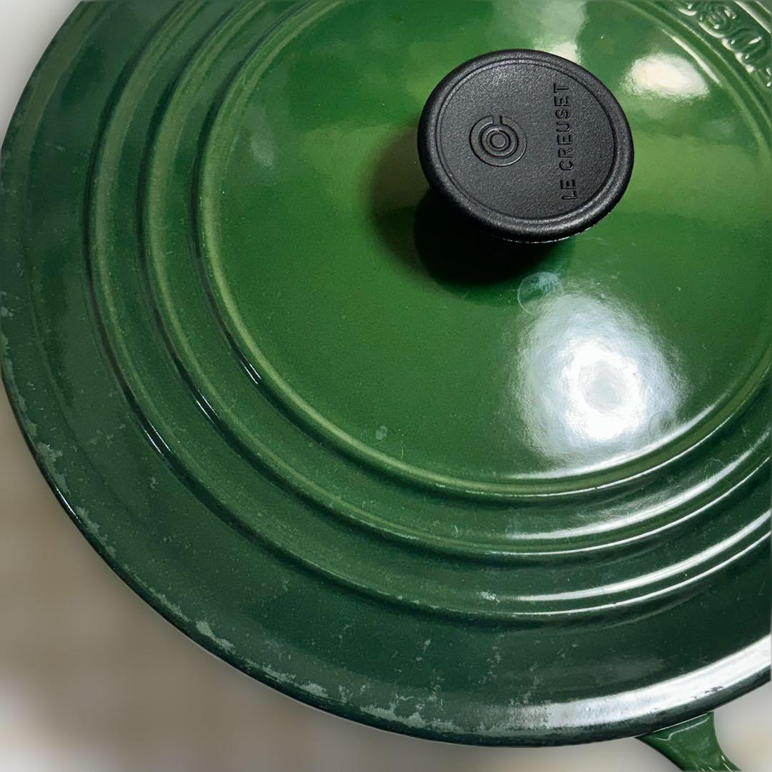【12/25までXmasセール】ル・クルーゼ ココットロンド22cm グリーン