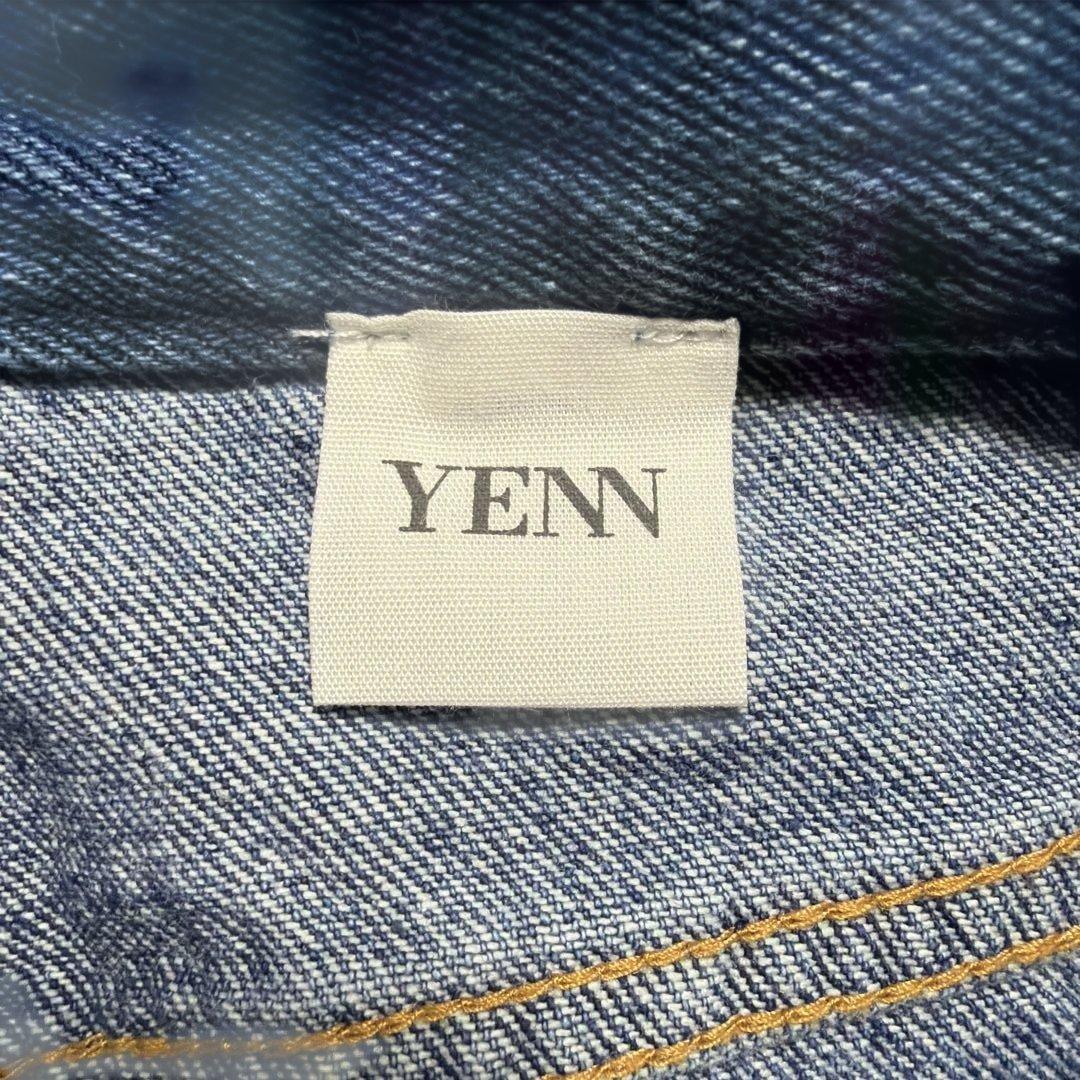 HIGH DAMAGED WIDE PTYENN ダメージ加工ワイドレッグデニム