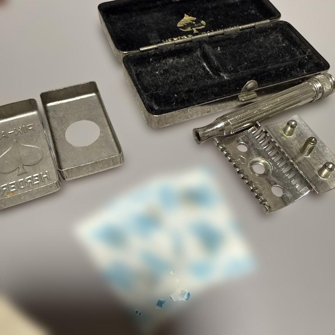 HERDER Solingen ドイツ ゾーリンゲン製 ヴィンテージ剃刀ケース付