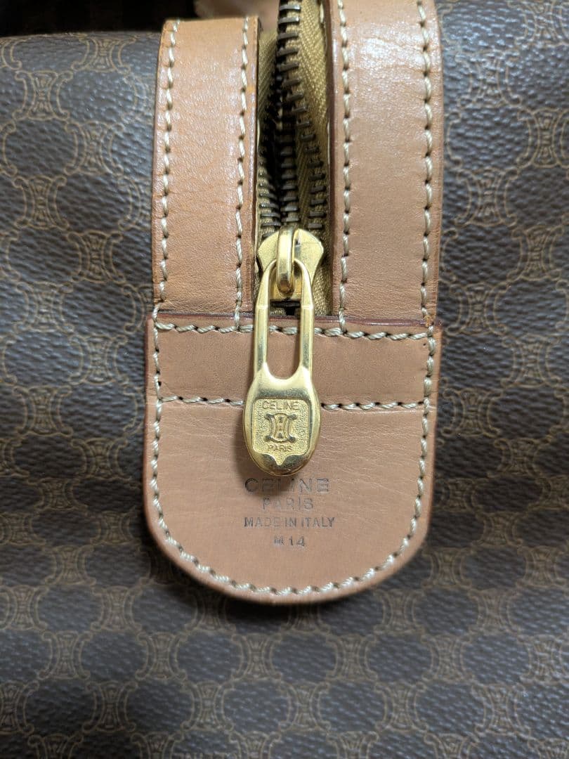 セリーヌ　CELINE ボストンバッグ　マカダム　トリオンフ