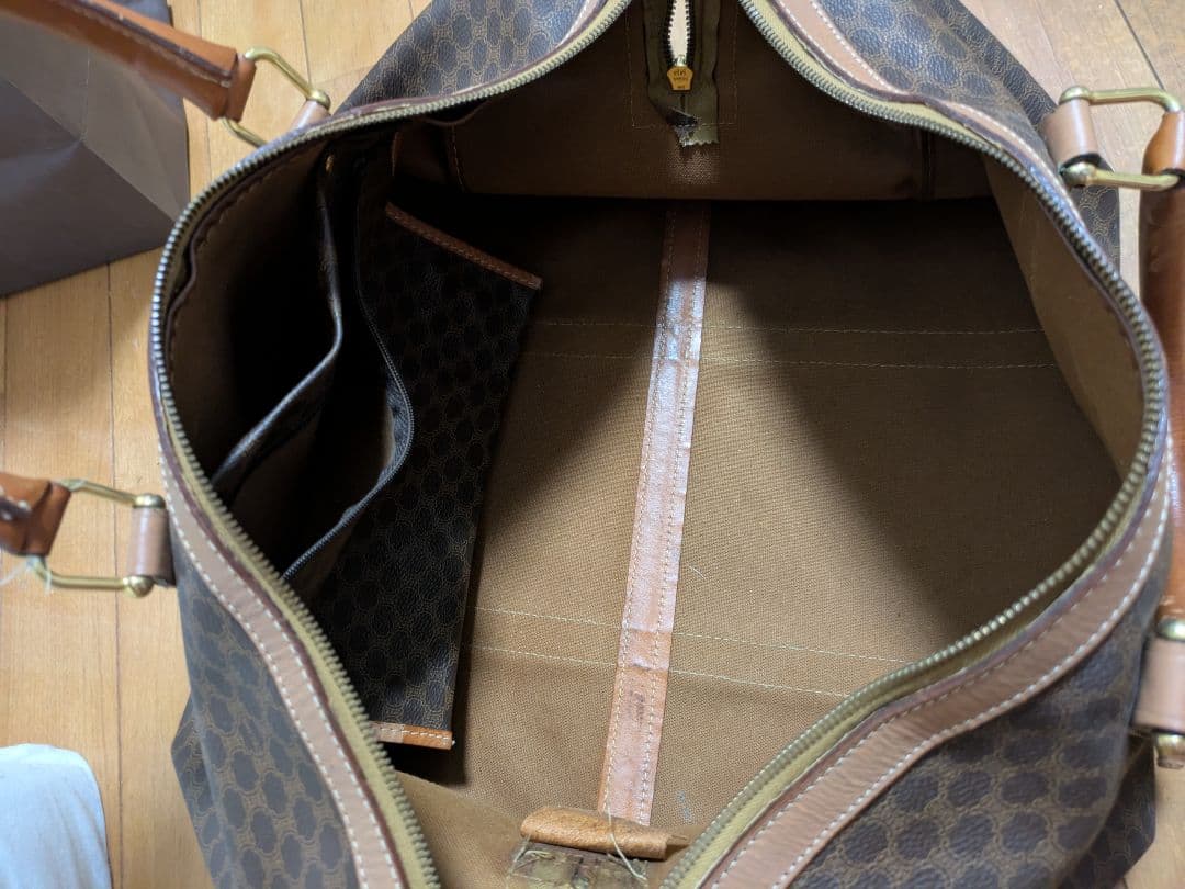 セリーヌ　CELINE ボストンバッグ　マカダム　トリオンフ