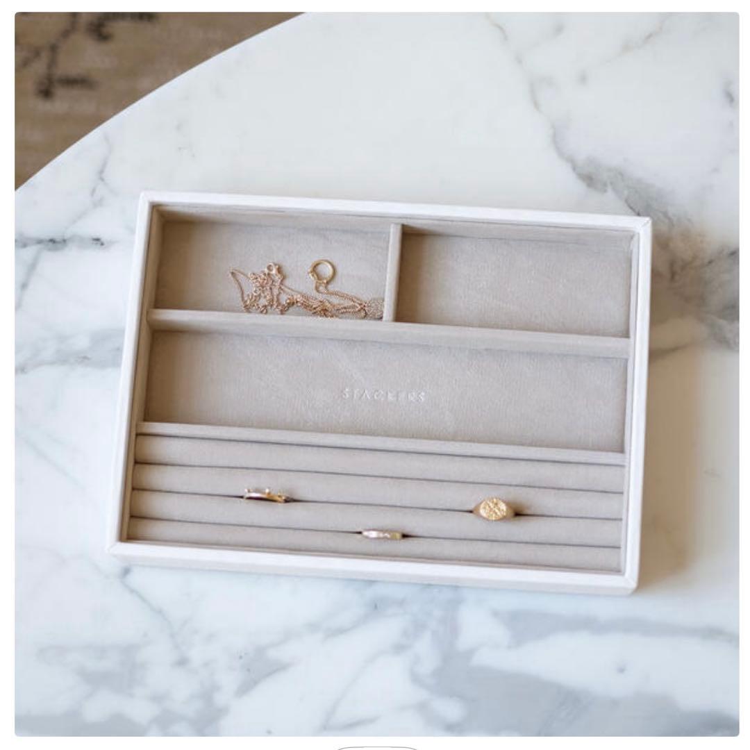 STACKERS クラシックジュエリーボックス 4セット　ホワイト