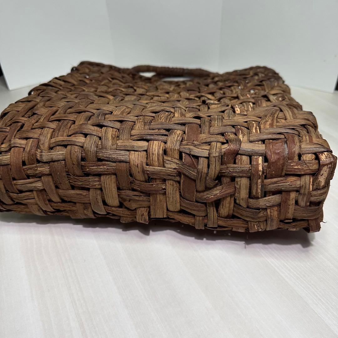 山葡萄☆国産☆トートバッグ☆編み込み☆カゴバッグ☆