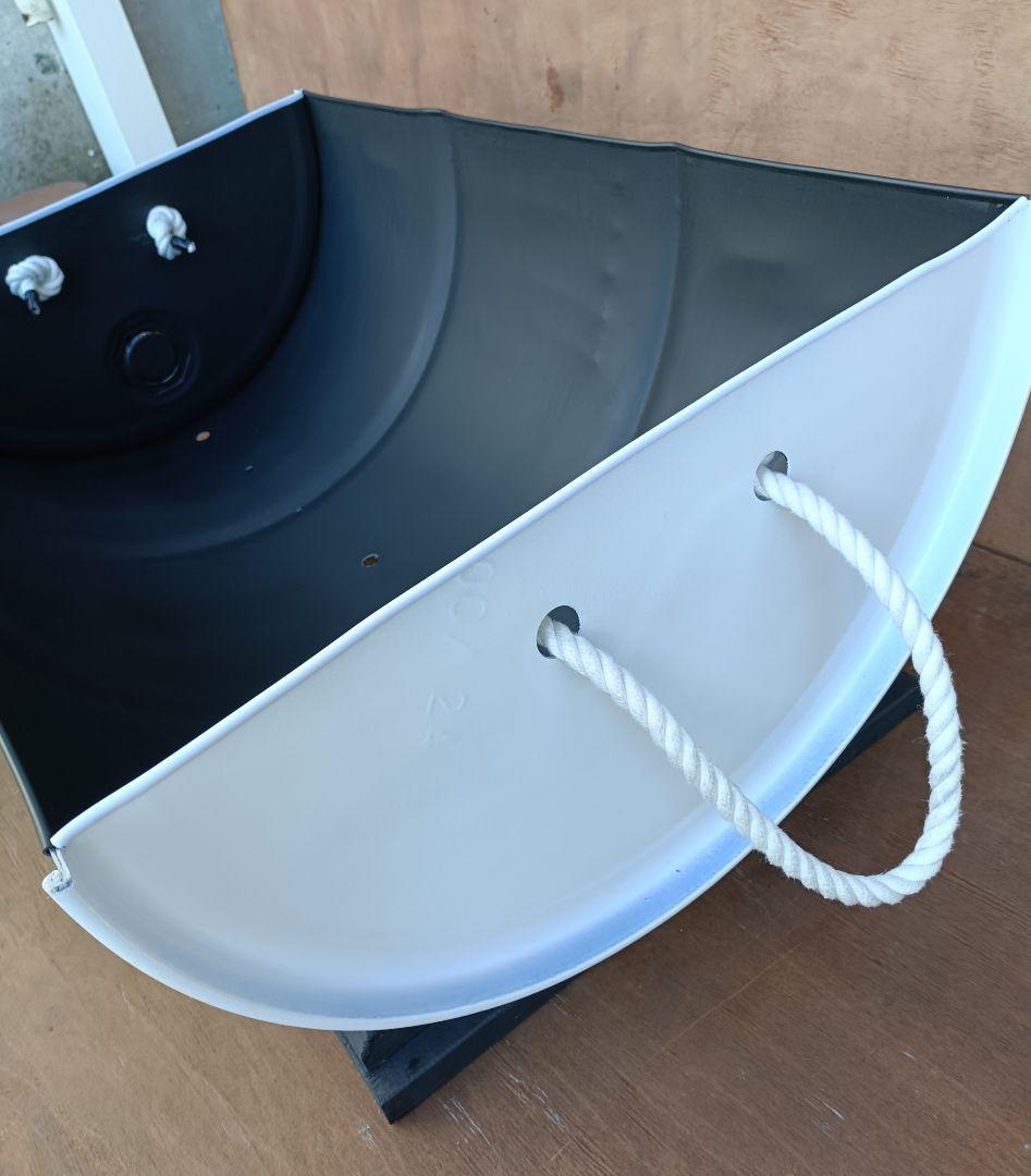 HARU品！ドラム缶remakeプランター！ホワイト＆ブラック