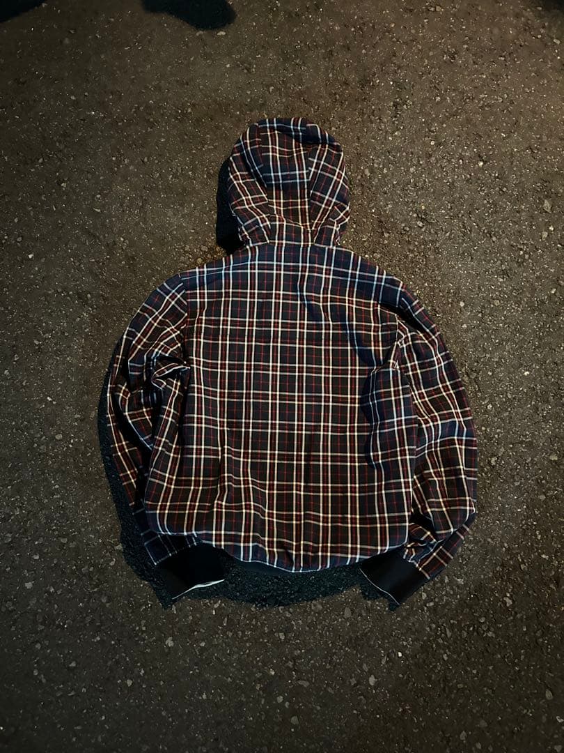 00s フレッドペリー　リバーシブルブルゾン　チェック柄　archive y2k