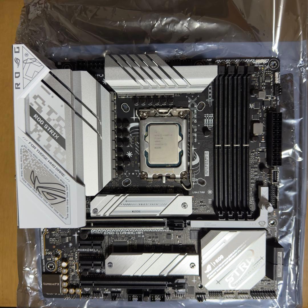 CPU i7 14700+ROG STRIX B760-G GAMING WIFI