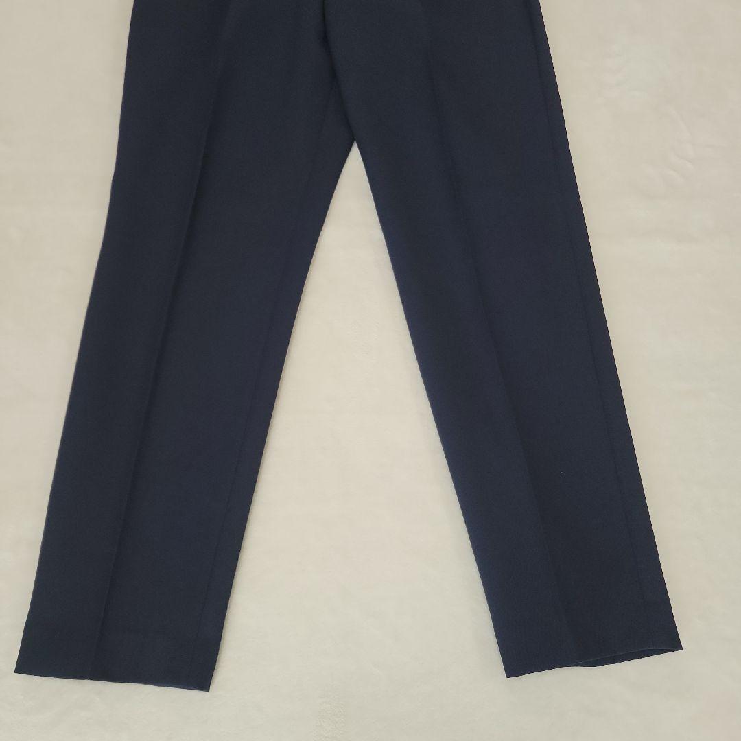 PLST プレミアムオックスカラーレスジャケット&パンツ スーツ ネイビー S