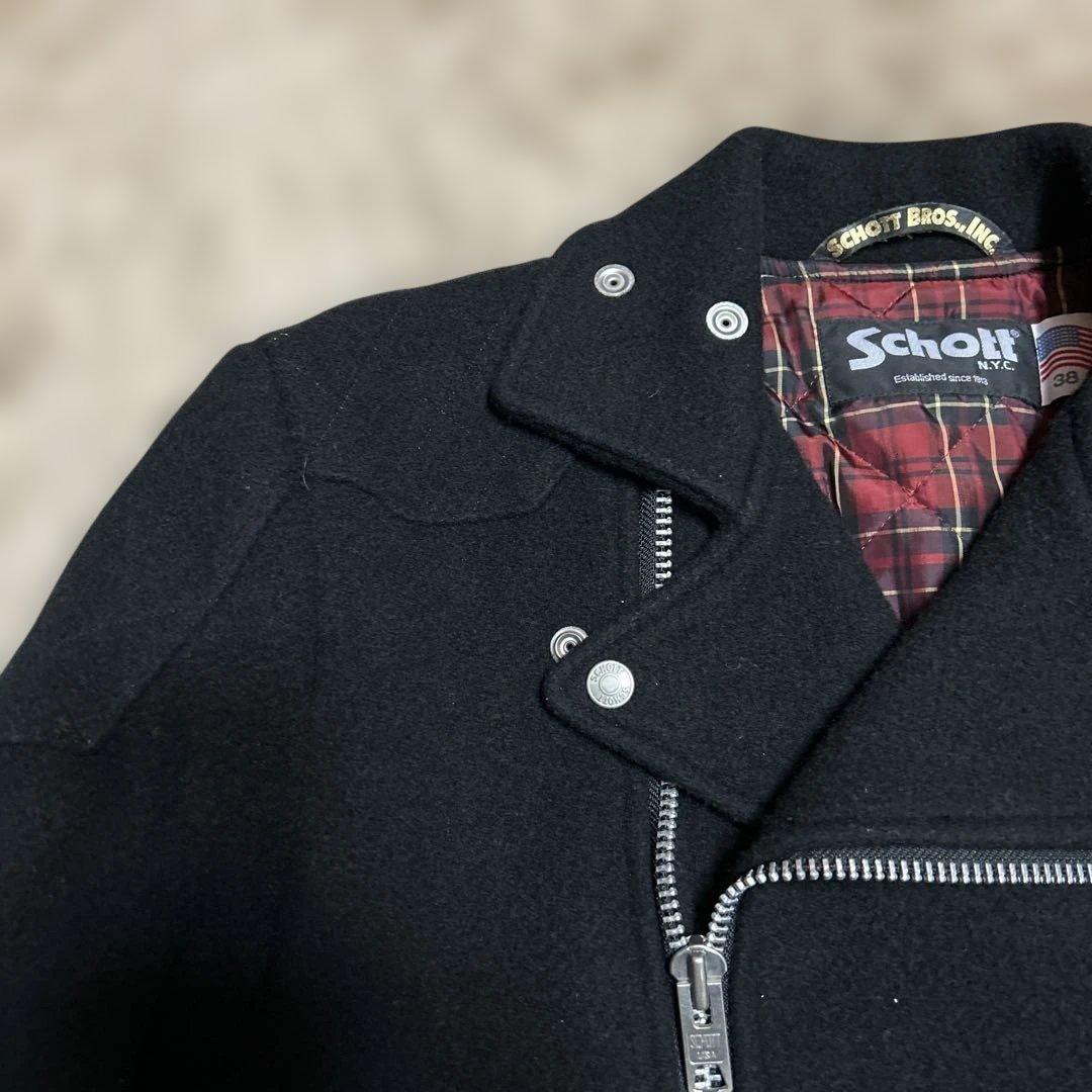 schottx flaphウールライダース38ショット666