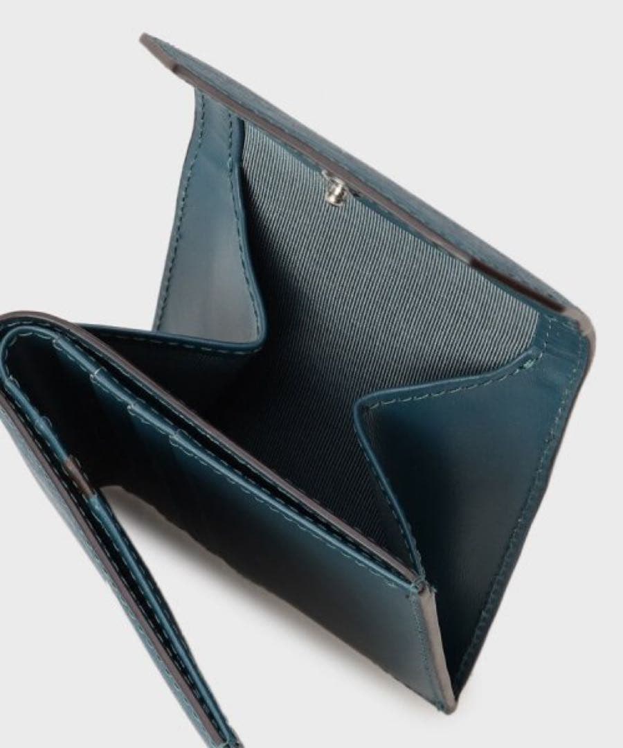 タケオキクチ　財布　NEW レザーリップルシリーズ　コンパクトウォレット