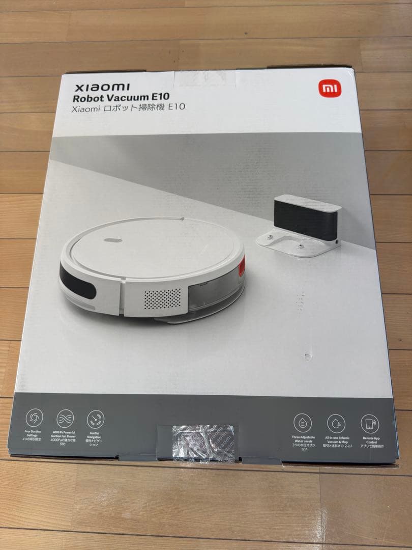 【新品】Xiaomi ロボット掃除機 E10 2-in-1 吸引・水拭き両用