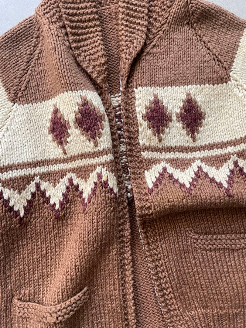 70S UNKNOWN cowichan sweater カウチン