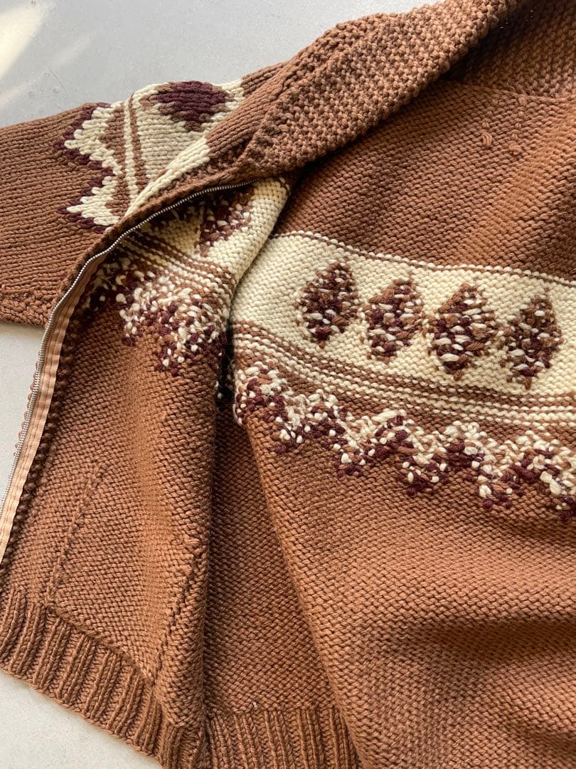 70S UNKNOWN cowichan sweater カウチン