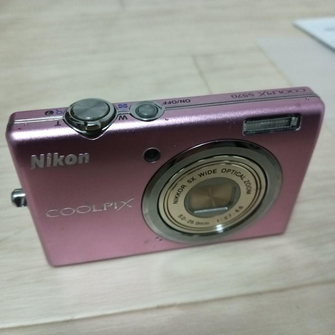 【可動品】Nikon COOLPIX S570 ピンク デジタルカメラ デジカメ