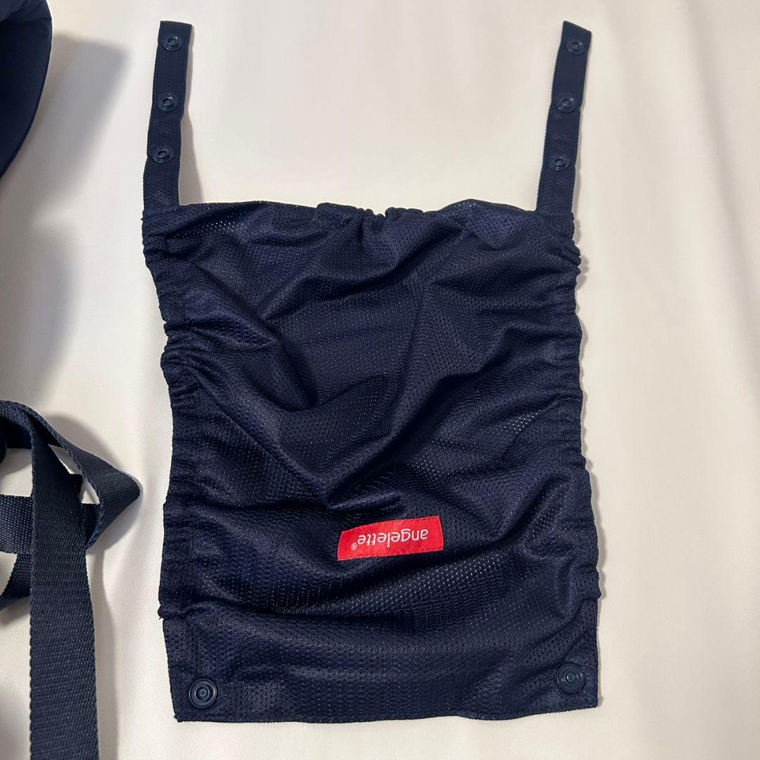 【モカパンダ】アンジェレッテ ベビーキャリアオン ネイビー 抱っこ紐